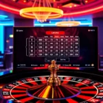 Engage with ck4444 bet through an interactive online casino game showcasing a spinning roulette wheel and vibrant betting setup for an immersive experience.
