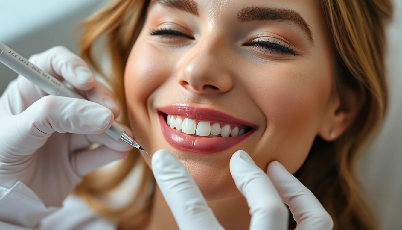 Botox treatment in Zürich showing a professional administering injections for facial rejuvenation, ensuring safety and precision in cosmetic care.