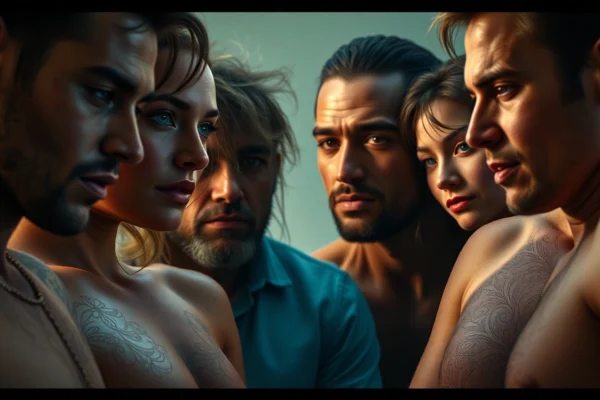 High-quality NSFW image generated by a leading nsfw image generator showcasing realistic adult figures with detailed skin textures and expressive features for immersive viewing.