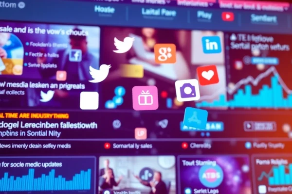 How Social Media Industry News Shapes Marketing Strategies in 2024 Social Media Industry News team analyzing real-time digital news updates and industry analytics