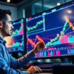 Trading view platform displaying detailed market charts for technical analysis and trading insights.